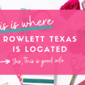 where is Rowlett Texas located